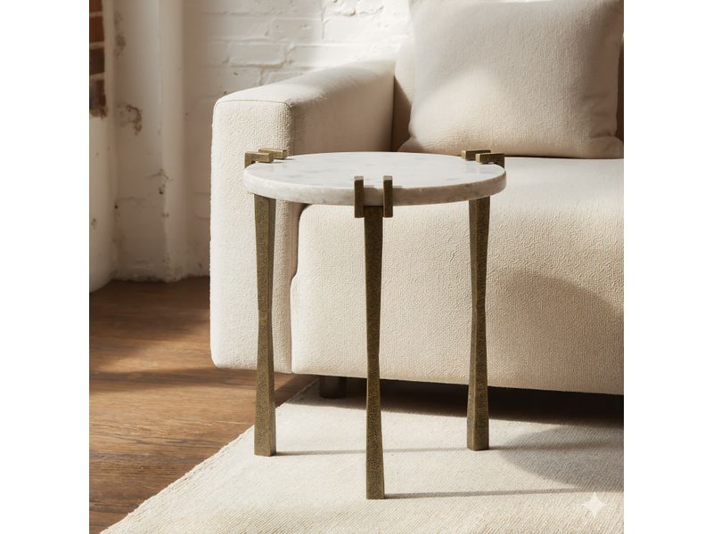 Rench Side Table White 8