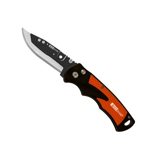 AccuSharp 3" Replaceable Blade Razor Knife - Orange