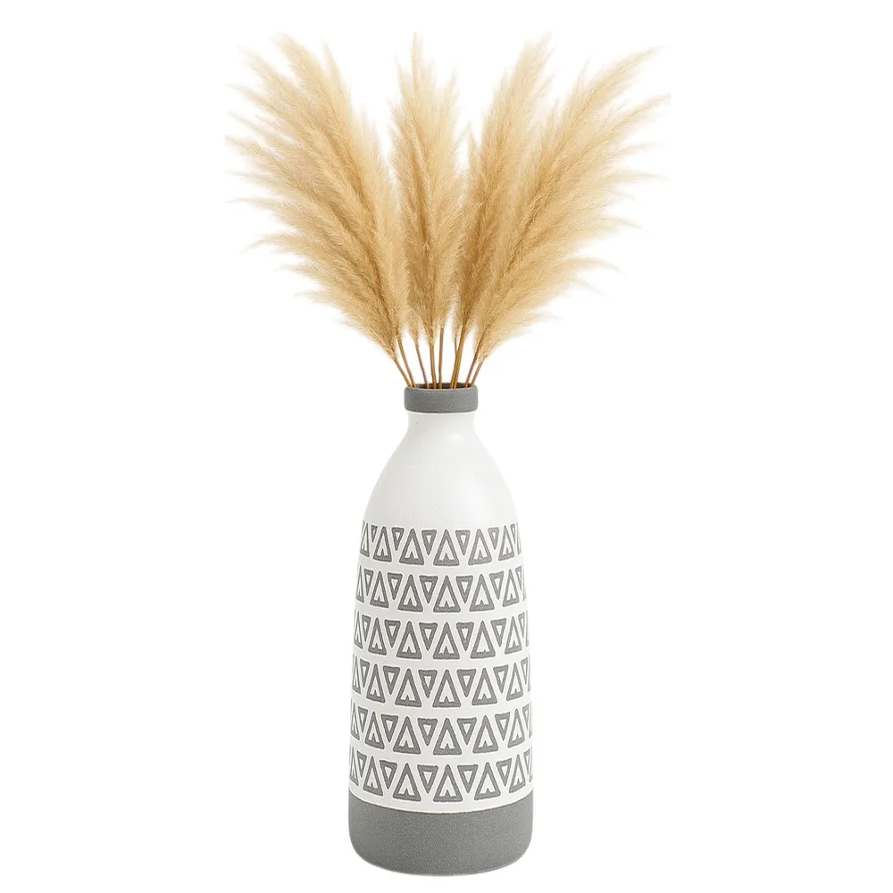 BROCKBEACH GRAY VASE 18 (IN)