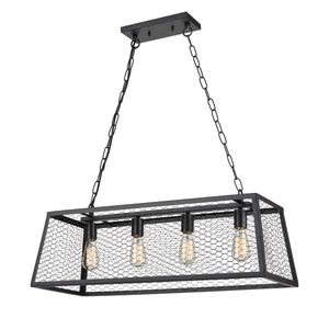 Grange 31'' Wide 4-Light Chandelier - Oil Rubbed Bronze 1