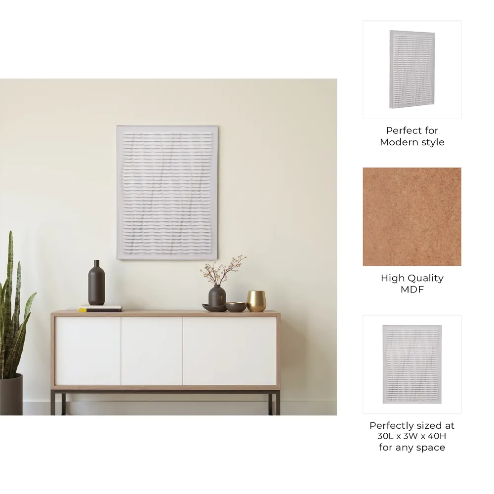 YATESBURN WHITE ART 40 (IN)