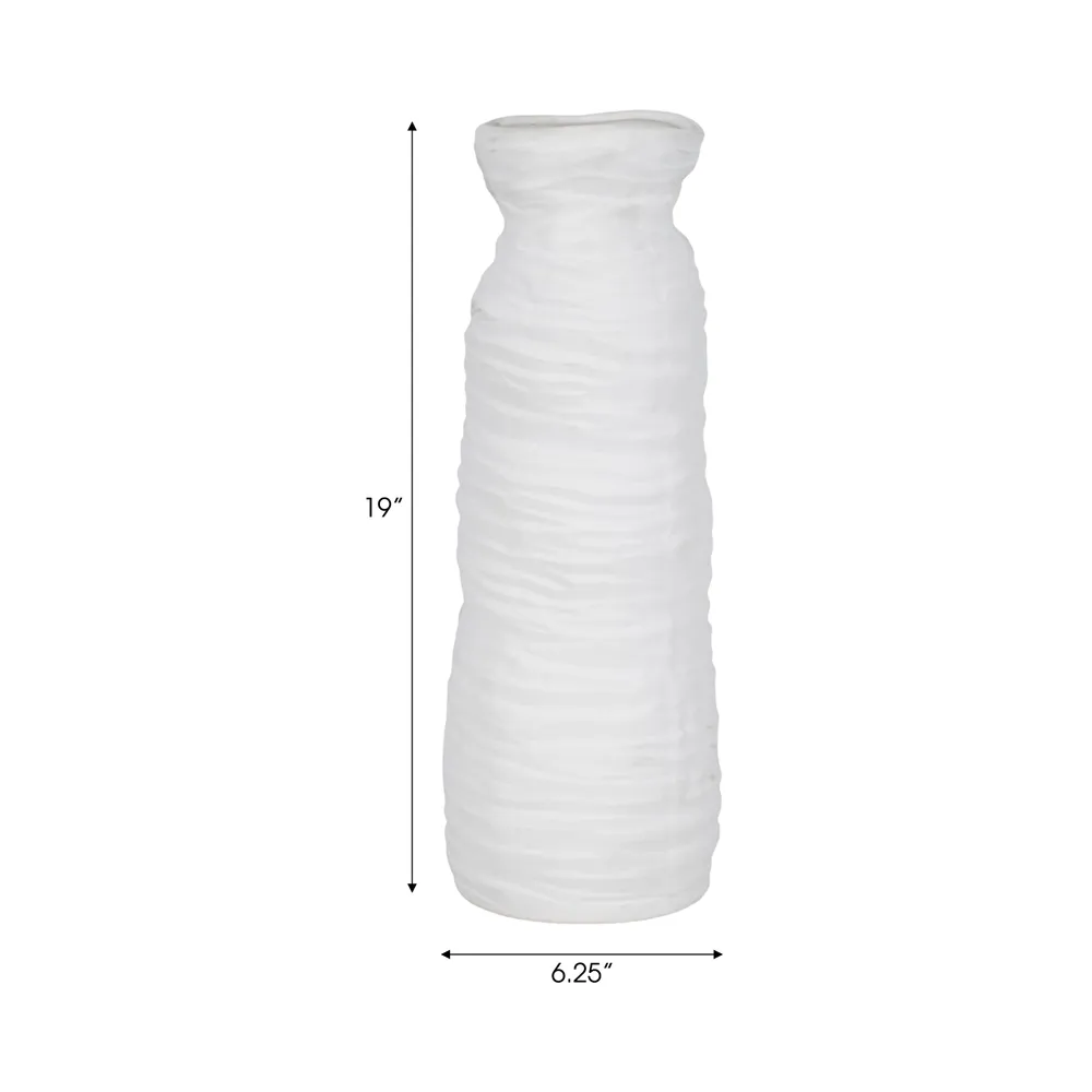 WILSONOAK IVORY VASE 19 (IN)