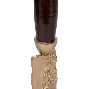 ATLASMILL BRONZE GLASS VASE 31 (IN) 5