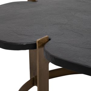 HELTONOAK BLACK COFFEE TABLE 17 (IN) 6