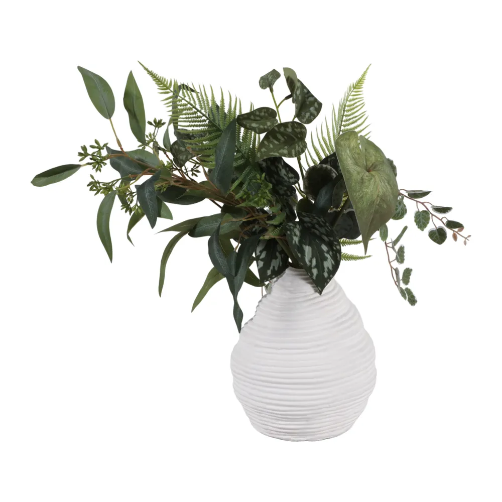 KELSEYHOLM WHITE VASE 9 (IN)