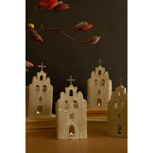 Clay San Antonio Mission Luminary 2