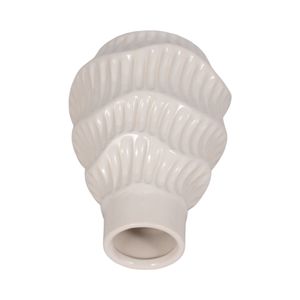 WELDONBEACH WHITE VASE 8 (IN) 6
