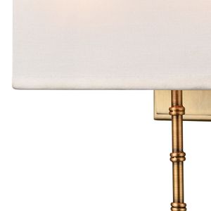 Shannon 17'' High 2-Light Sconce - Warm Brass 3