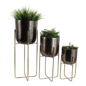 SKYECROSS SET OF 3 BRONZE PLANTER 27 (IN) 3