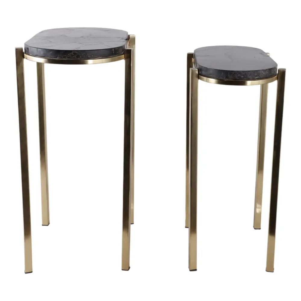 ENOCHVALE SET OF 2 BLACK TABLE 24 (IN)