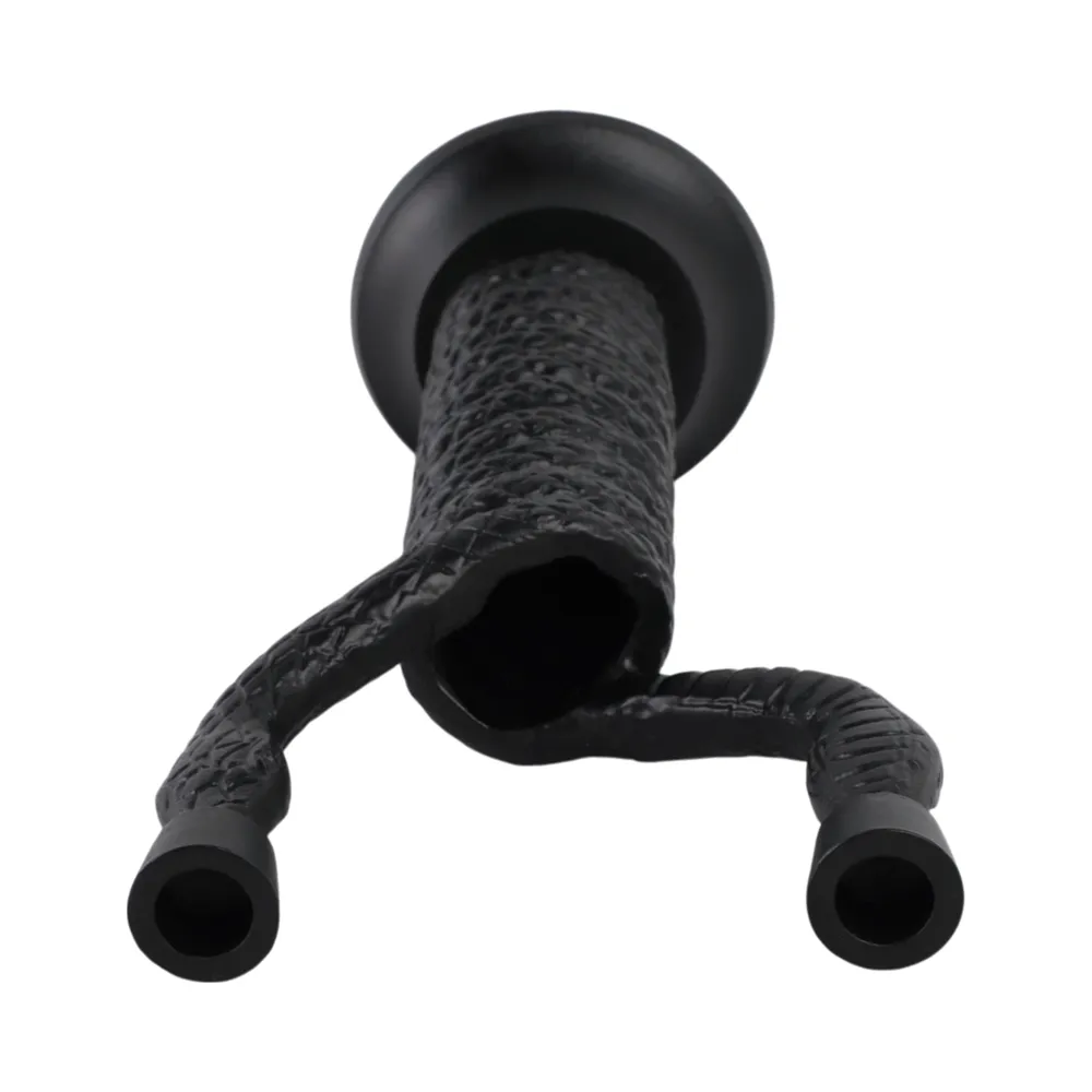 NICOLEHAVEN BLACK CANDLE HOLDER 16 (IN)