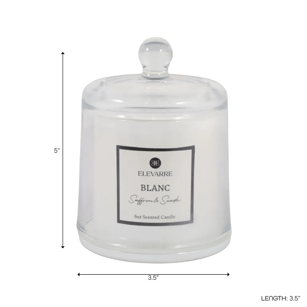 HEMMINGWORTH BLANC SAFFRON & SUEDE CANDLE 5 (IN)