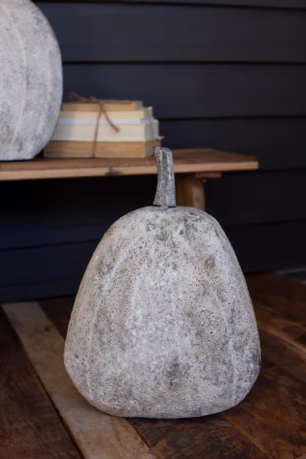 Set of 3 Rustic Metal Pumpkins