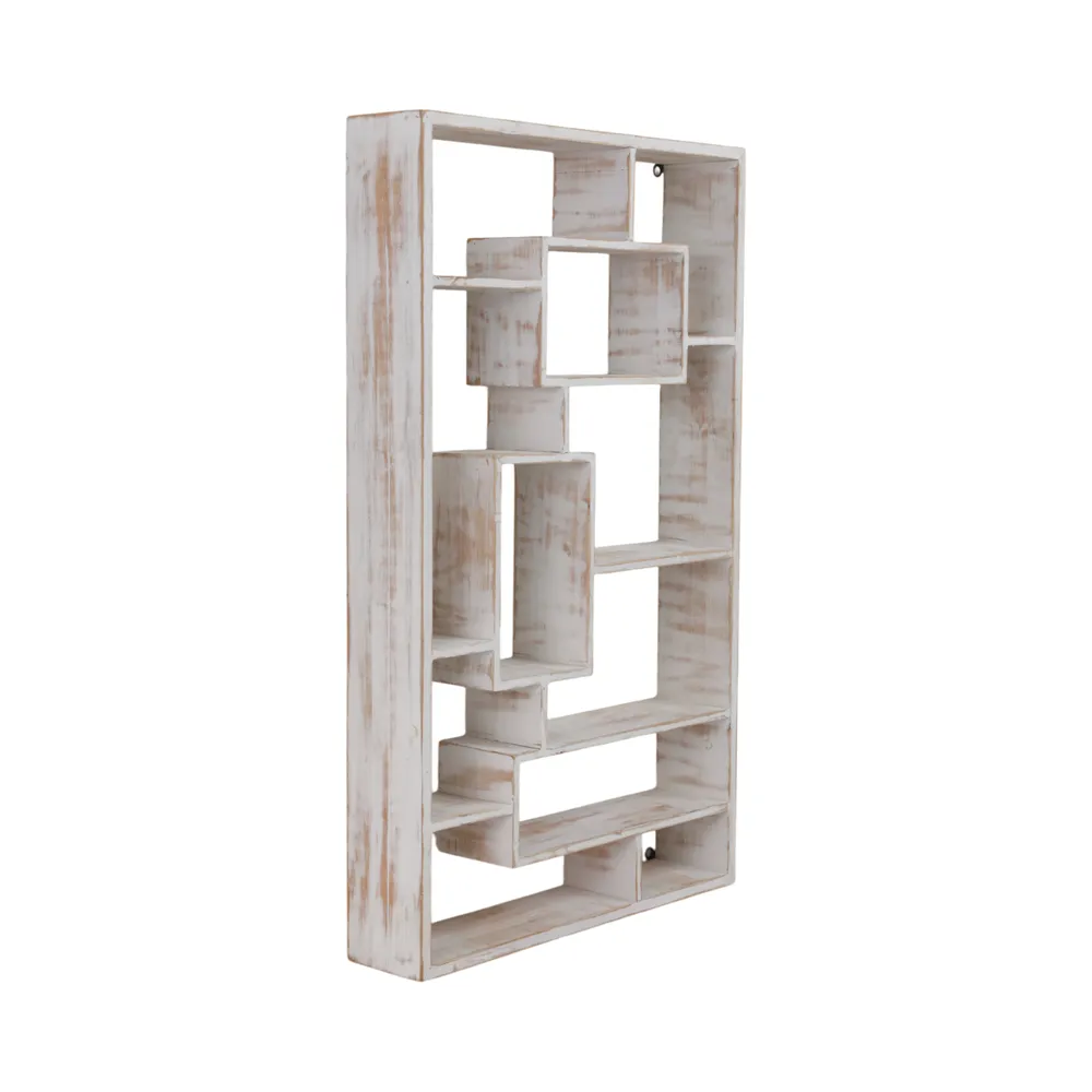 RAFETON WHITE WALL SHELF 39 (IN)