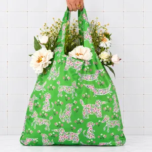 Petals & Paws blu Reusable Shopping Tote Bag 3