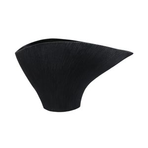 CALDERWORTH BLACK VASE 11 (IN) 6