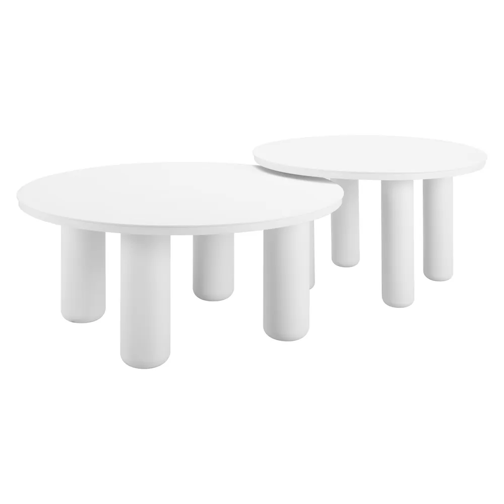 Ola Coffee Table Set White