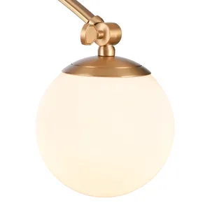 Caroline 19'' High 1-Light Swingarm Sconce - Brushed Gold 7