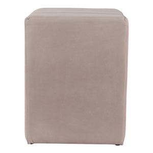 BRAECLIFF TAN OTTOMAN 19 (IN) 4