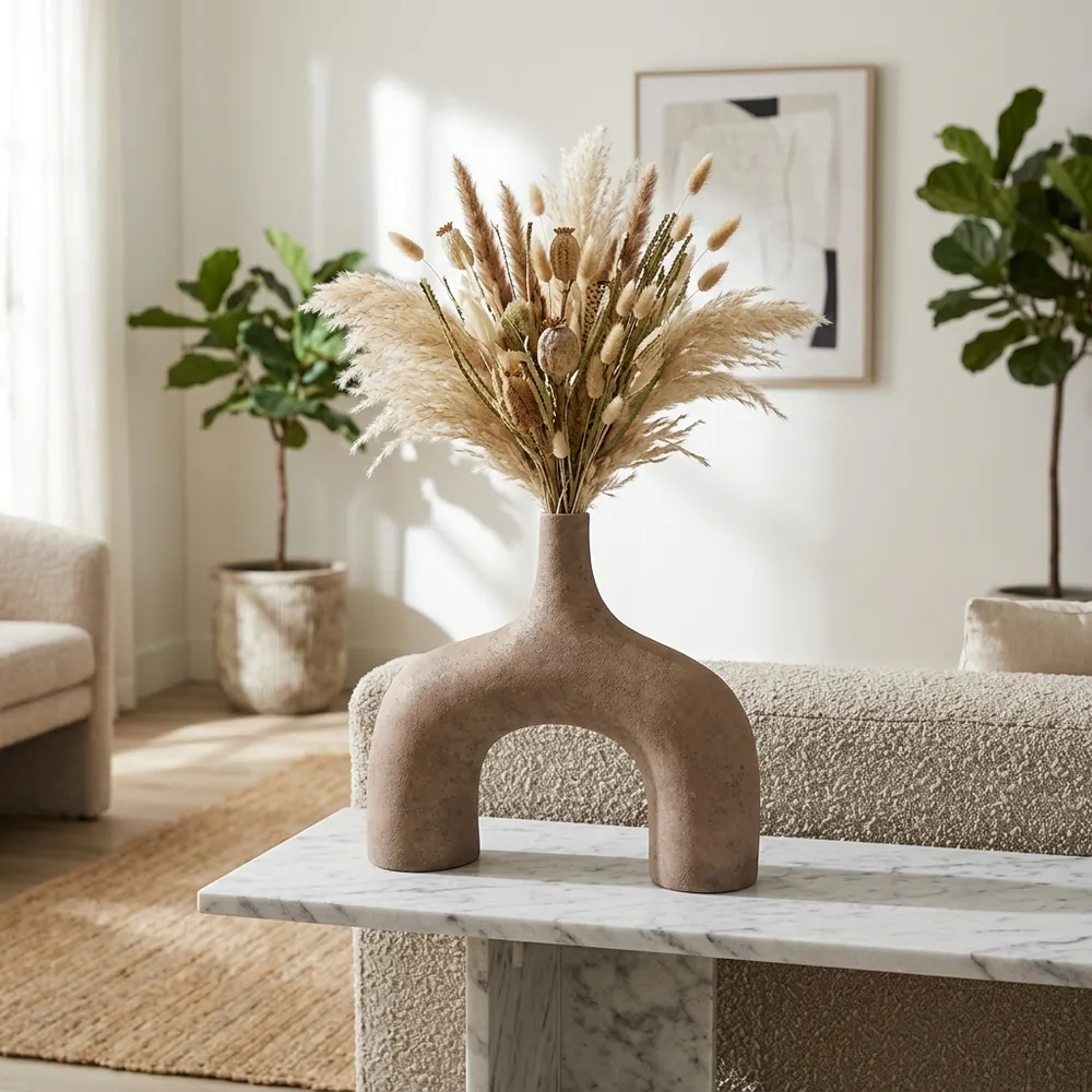 ALTONLEY BROWN VASE 13 (IN)