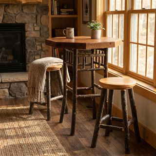 Appalachian Octagon Pub Table - 36-inch - Artisan Top