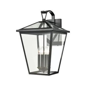 Main Street 23″ High 4-Light Outdoor Sconce - Black 1