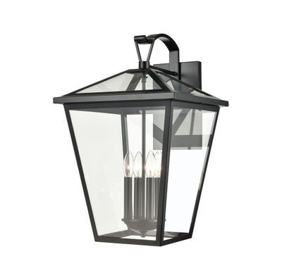 Main Street 23″ High 4-Light Outdoor Sconce - Black