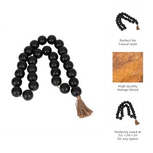 FORDHAMLEY BLACK BEAD 2 (IN) 9