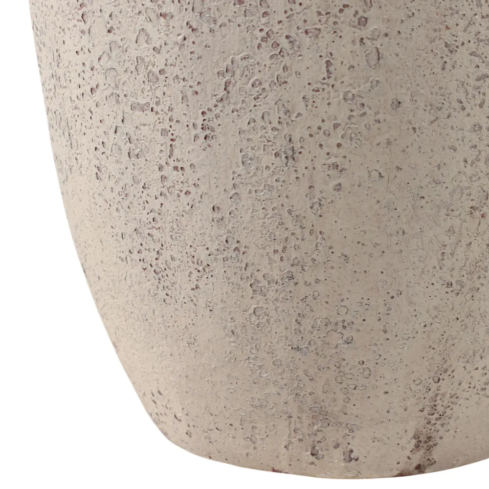 DUNCANRUN WHITE VASE 12 (IN)