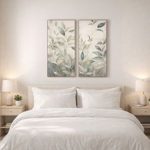 GRADYLEY SET OF 2 TAN ART 50 (IN) 12