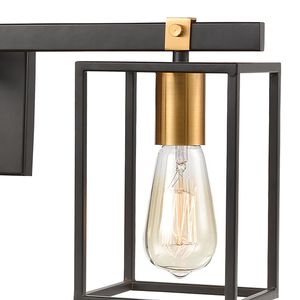 Cloe 26'' Wide 3-Light Vanity Light - Matte Black 5