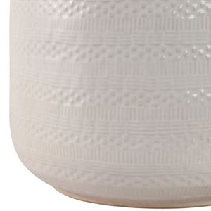 PEYTONLAKE SET OF 2 WHITE PLANTER 10 (IN) 6
