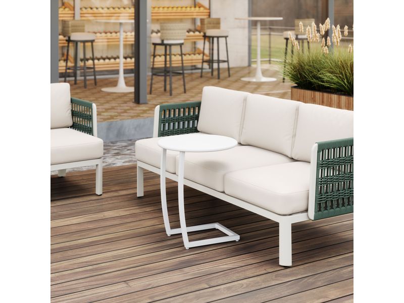 Noga End Table White 2