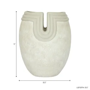 BLAKEWIND WHITE VASE 11 (IN) 10