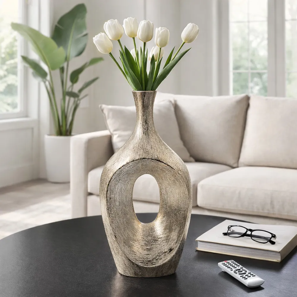 DUTTONRIDGE GOLD VASE 19 (IN)