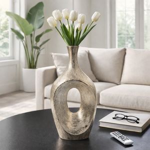 DUTTONRIDGE GOLD VASE 19 (IN) 11