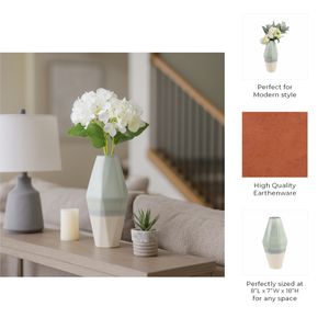 ROMANROSE BLUE VASE 18 (IN) 10