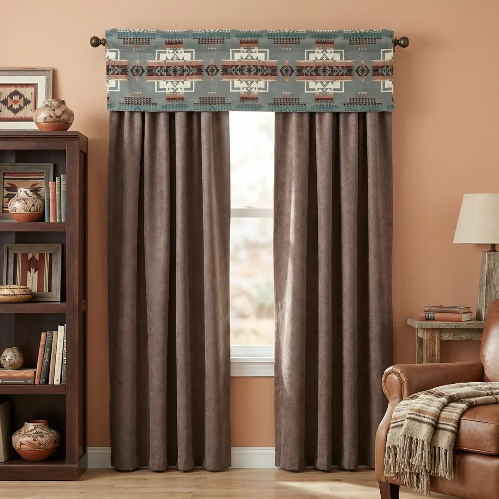 Chief Joseph - Drape Set - (2 panels/2 tiebacks)
