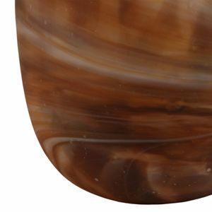 BARTONWOOD BROWN GLASS VASE 20 (IN) 6