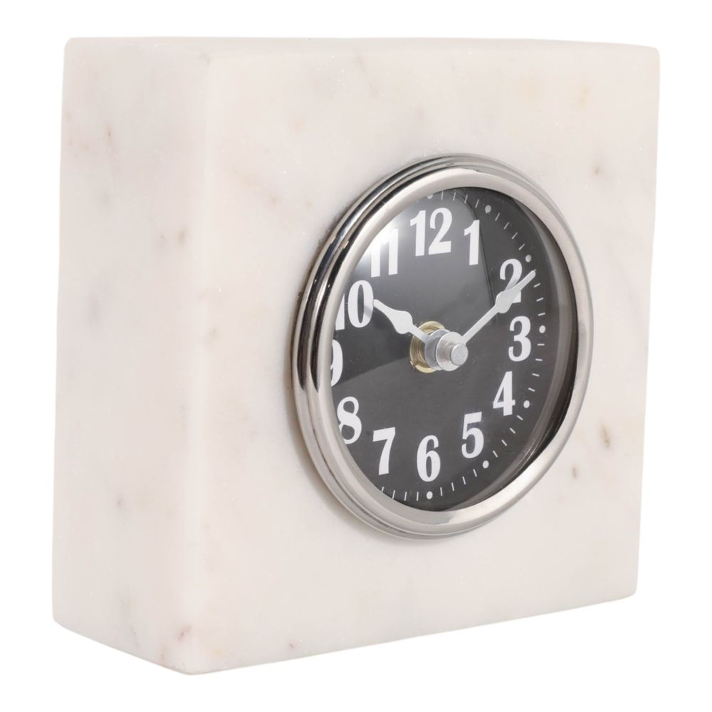 FLYNNPORT WHITE CLOCK 5 (IN)