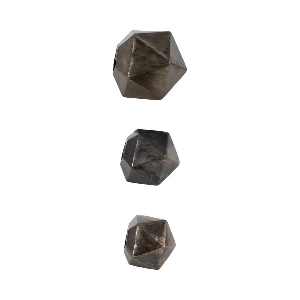 GASTONWELL SET OF 3 BRONZE WALL SCULPTURES 8 (IN)