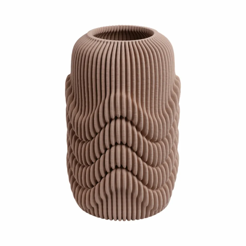 ARLENPORT TAN VASE 15 (IN)