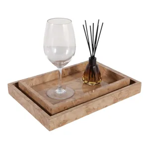 CANTONCROSS SET OF 2 TAN TRAY 2 (IN) 4
