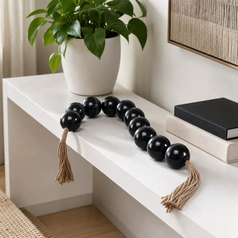 GORDONSTONE BLACK BEAD 3 (IN)
