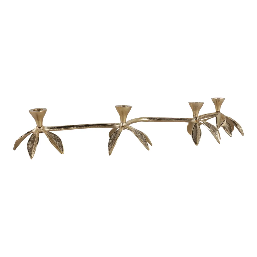 GRADYVIEW GOLD CANDLE HOLDER 5 (IN)
