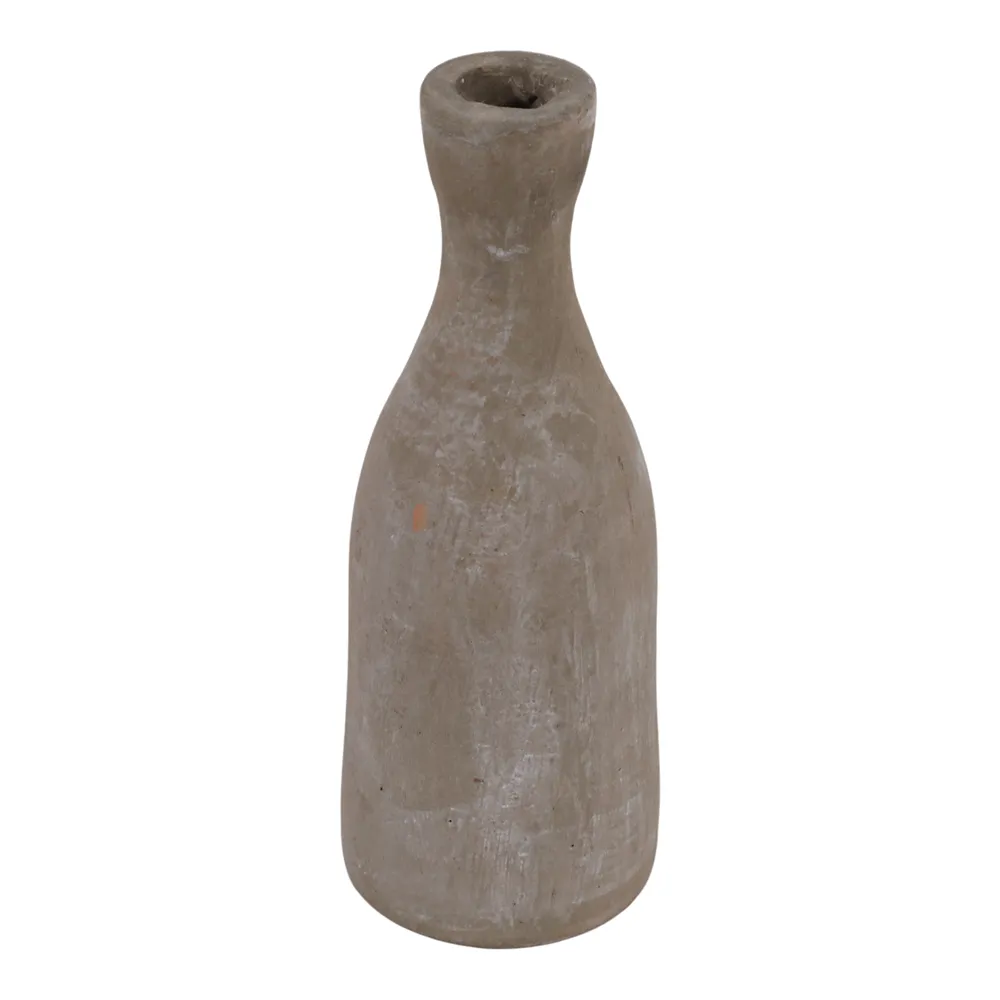 PAXTONCLIFF GRAY CANDLE HOLDER 8 (IN)