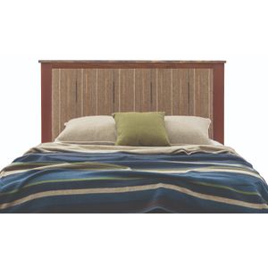 Heartland Walnut Upholstered Panel Headboard - Cal King - Customer Fabric 3