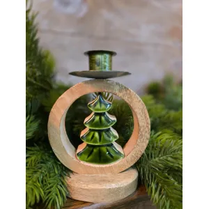 Circle Tree Taper Holder 5.5x4in 2