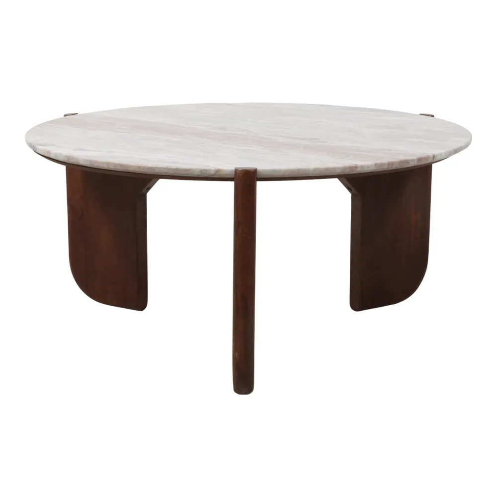 RHEAWAY TAN COFFEE TABLE 17 (IN)