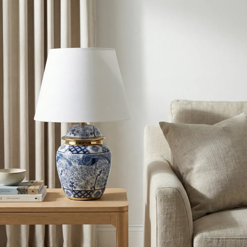 DANFORTHWIND BLUE LAMP 18 (IN)